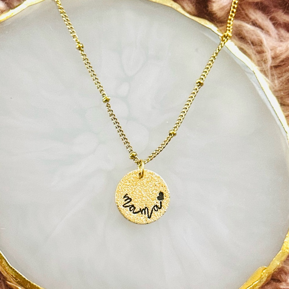 Mom Necklace - Mothers Day Gift - Mom Gift - Mama Bear Necklace - Mom Jewelry